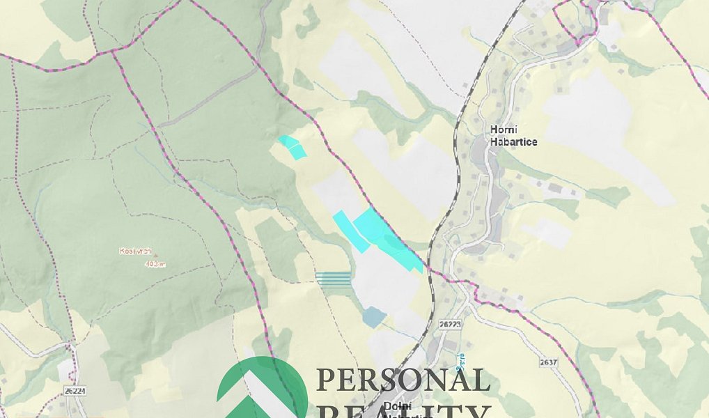 Prodej pole 79 787 m², Dolní Habartice – náhled fotky 3