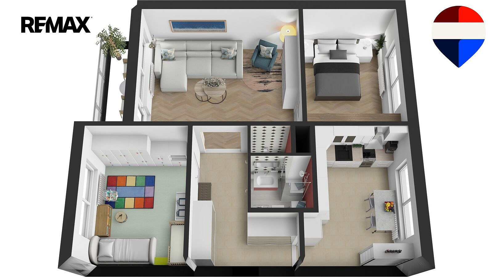 Pronájem bytu 3+1 73 m² – fotografie 4