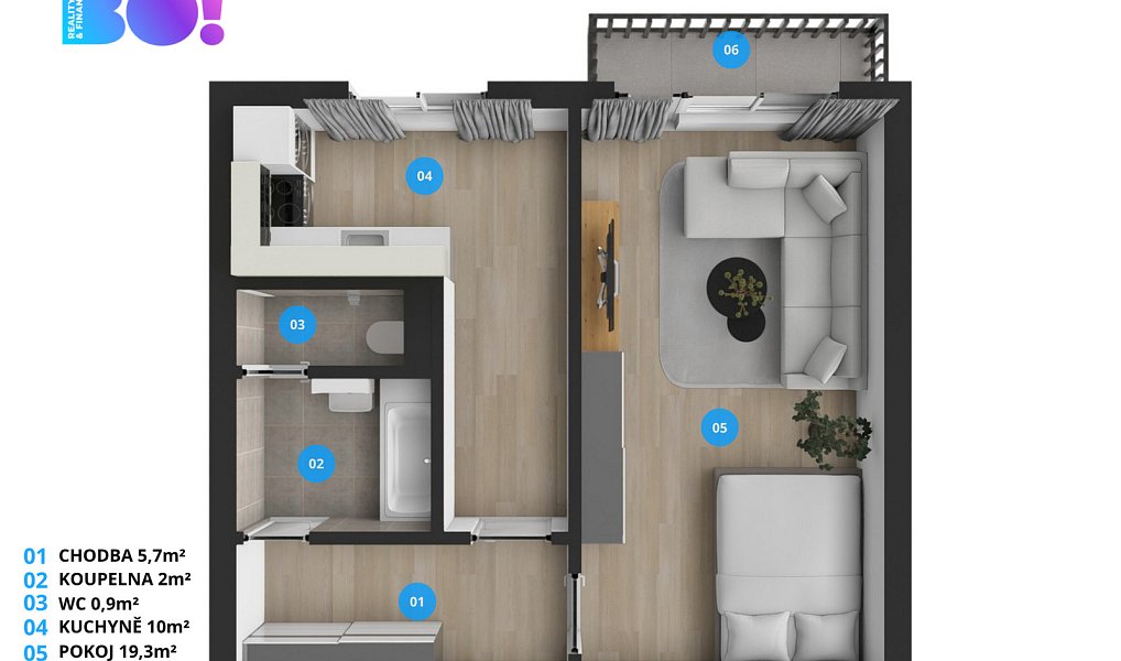 Prodej bytu 1+1 44 m², Karviná – náhled fotky 20
