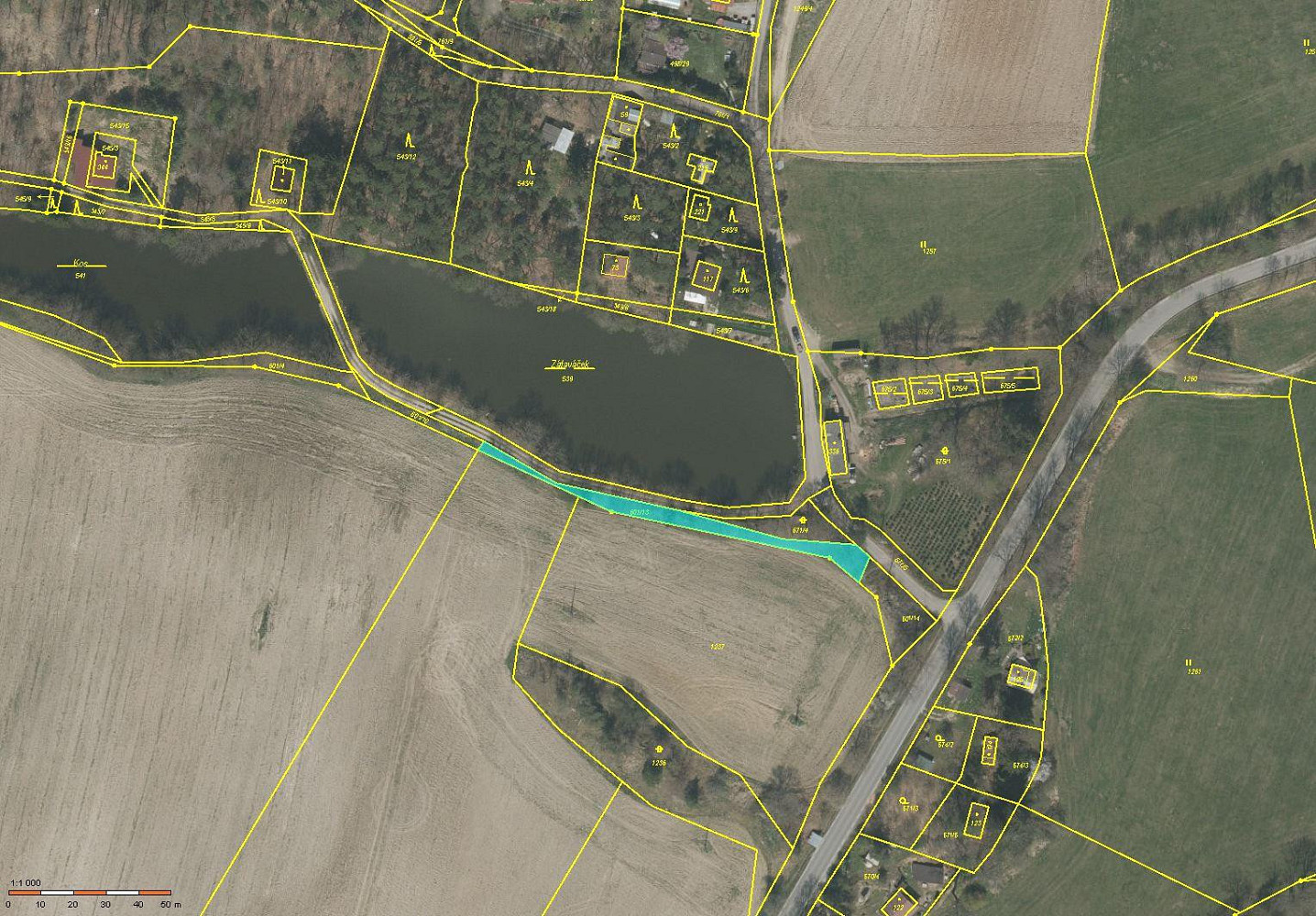 Prodej pole 6 262 m²