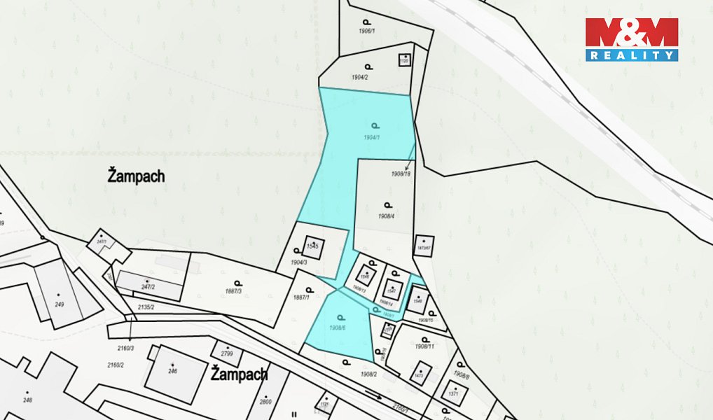 Prodej stavebního pozemku 1 701 m², Jílové u Prahy – náhled fotky 2