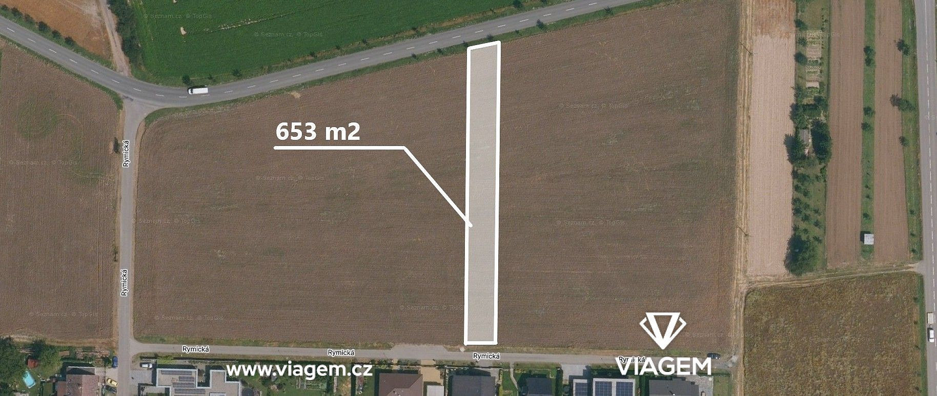 Prodej stavebního pozemku 653 m² – fotografie 3