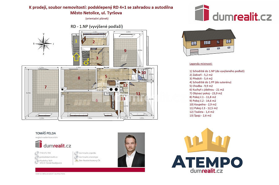Prodej domu 321 m² s pozemkem 947 m² — photo 2