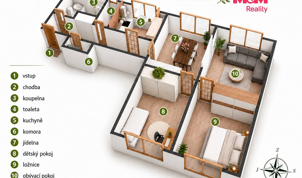 Prodej bytu 3+1 99 m², Golčův Jeníkov – náhled fotky 10