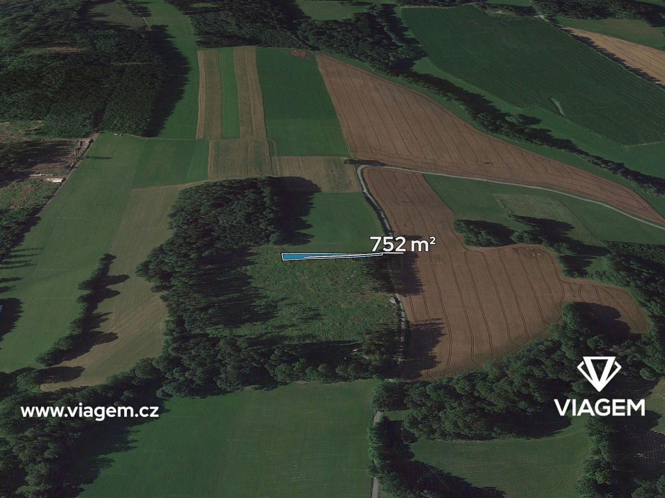Prodej pole 752 m²