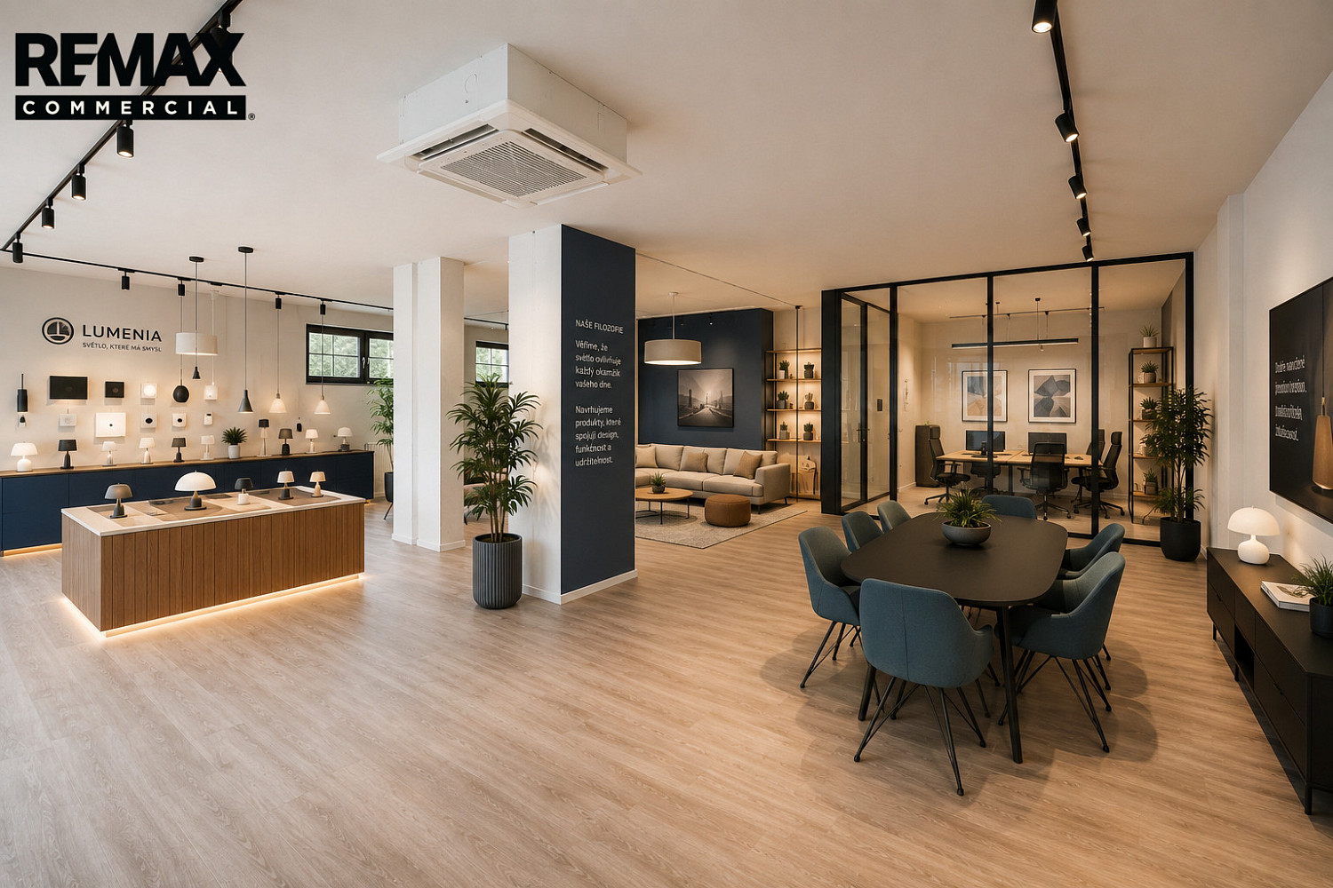 Pronájem obchodních prostor 169 m²