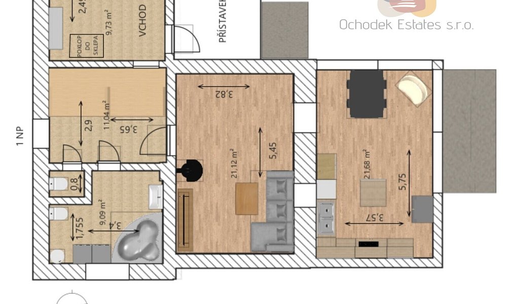 Prodej domu 117 m² s pozemkem 527 m², Mikulášovice – náhled fotky 18