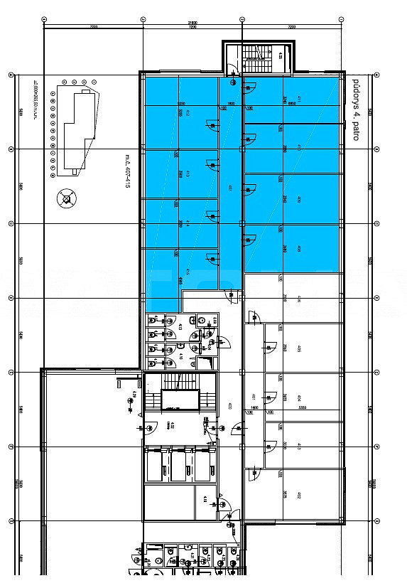 Pronájem kanceláře 430 m² – fotografie 3