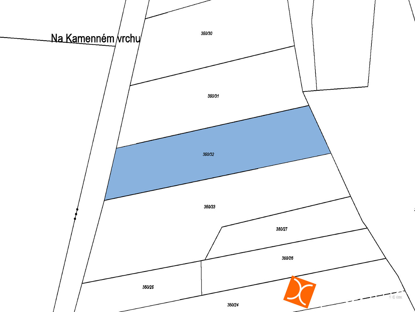 Prodej pole 398 m² – pohled 2