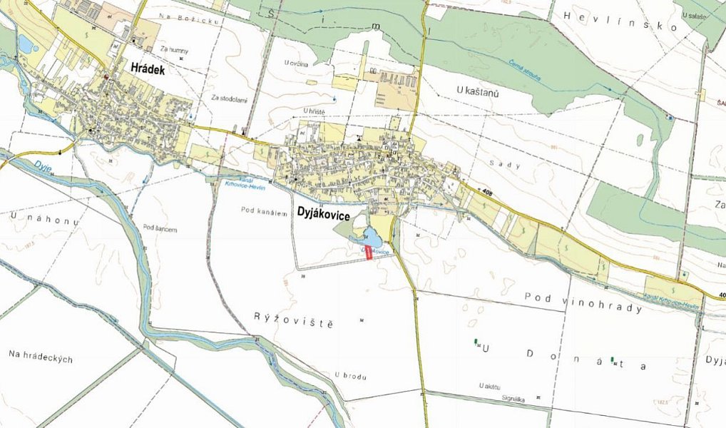 Prodej pole 3 335 m², Dyjákovice – náhled fotky 2