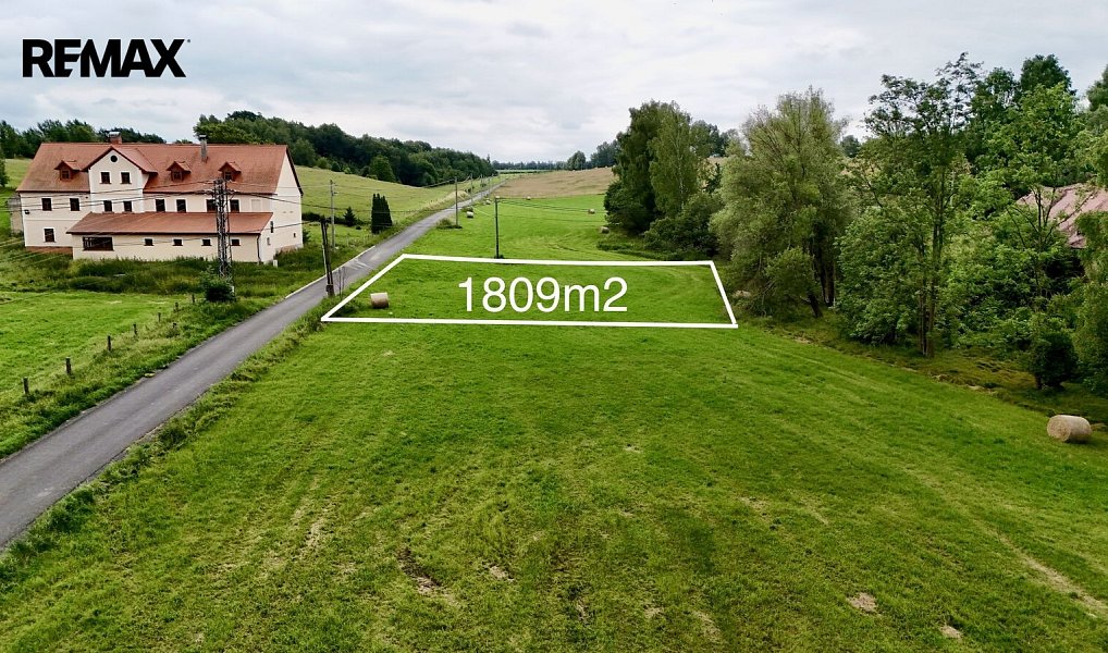 Prodej stavebního pozemku 1 809 m², Pertoltice – náhled fotky 4