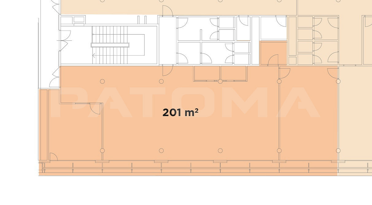 Pronájem kanceláře 201 m² – fotografie 3