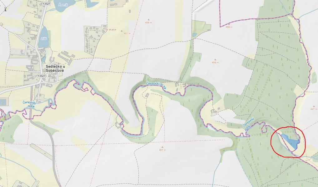 Prodej lesa 6 708 m², Zvěrotice – náhled fotky 11
