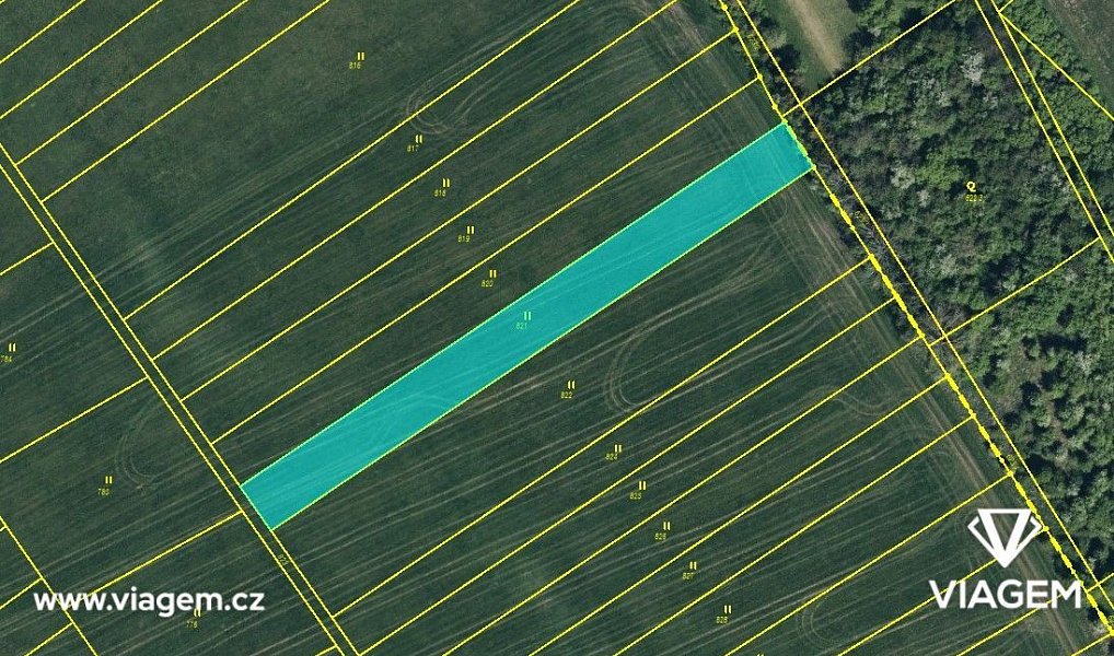 Prodej pole 2 136 m², Žiželice – náhled fotky 3