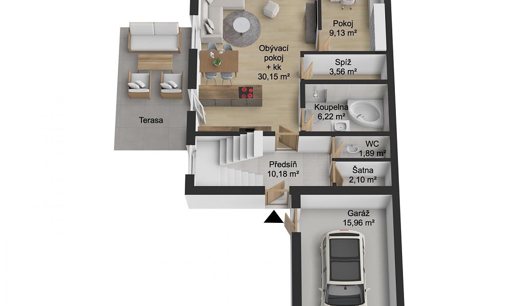 Prodej domu 142 m² s pozemkem 589 m², Zásmuky – náhled fotky 33