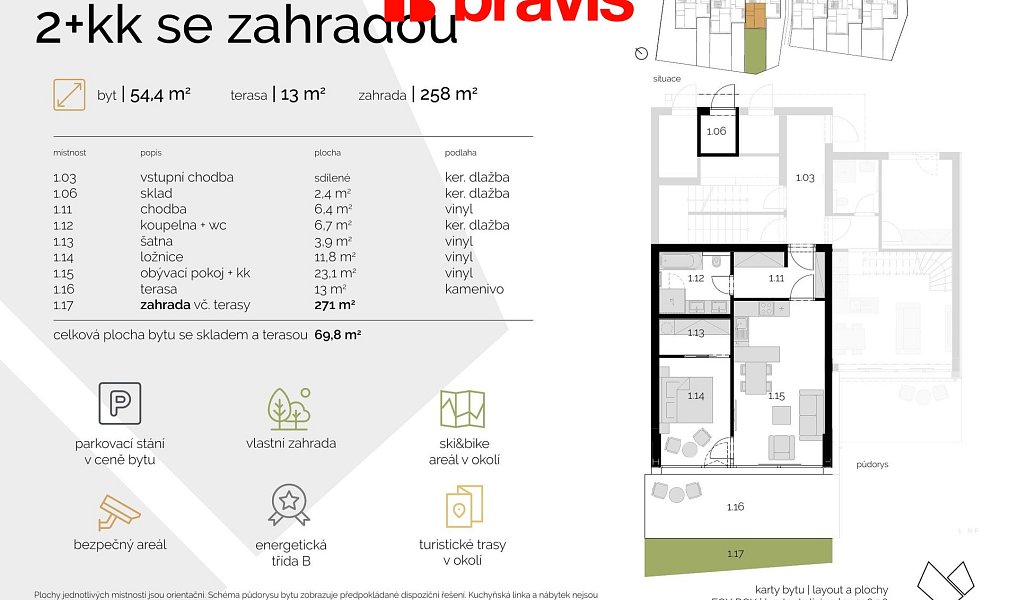 Prodej bytu 2+kk 182 m², Ostravice – náhled fotky 5