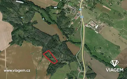 Prodej lesa 3 057 m², Třebíč