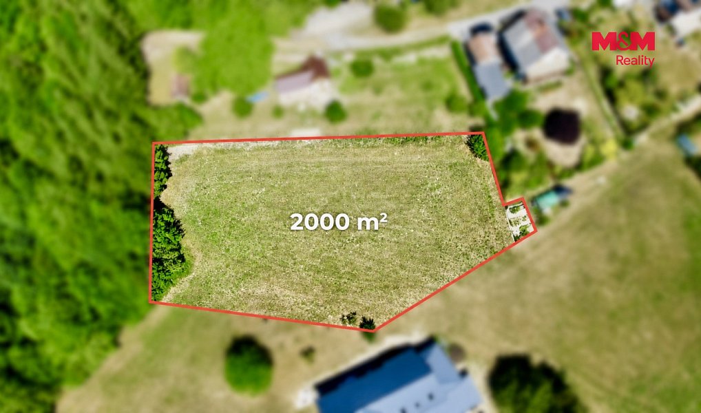 Prodej stavebního pozemku 2 000 m², Šedivec – náhled fotky 2
