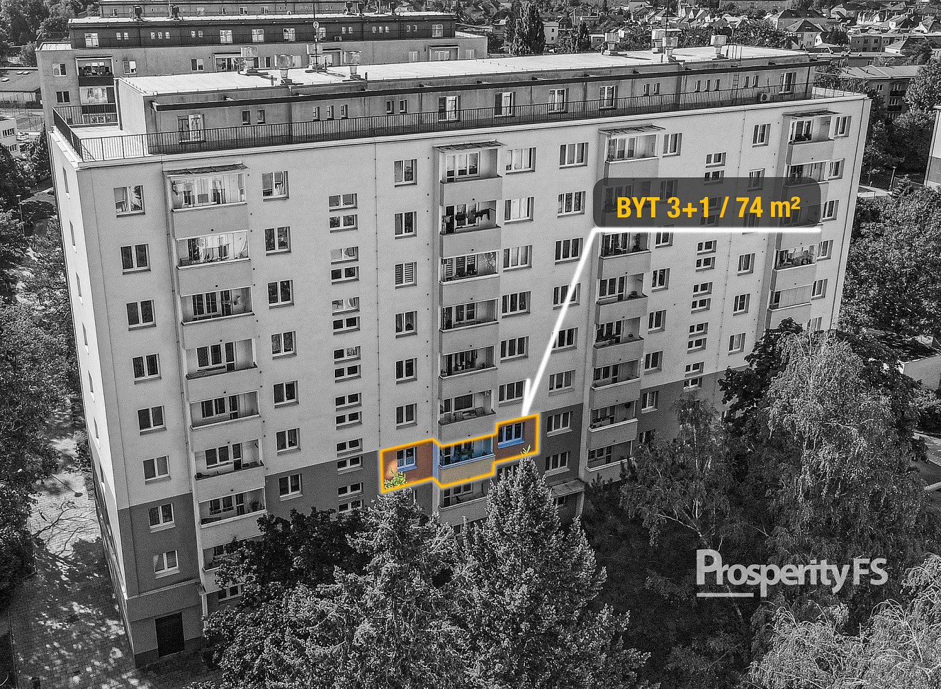 Prodej bytu 3+1 74 m² – fotografie 4