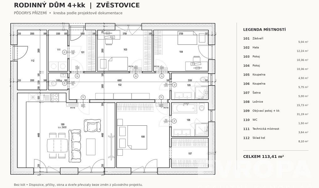 Prodej domu 113 m² s pozemkem 722 m², Zvěstovice – náhled fotky 5