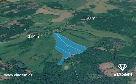 Prodej pole 3 777 m², Velký Šenov, okres Děčín