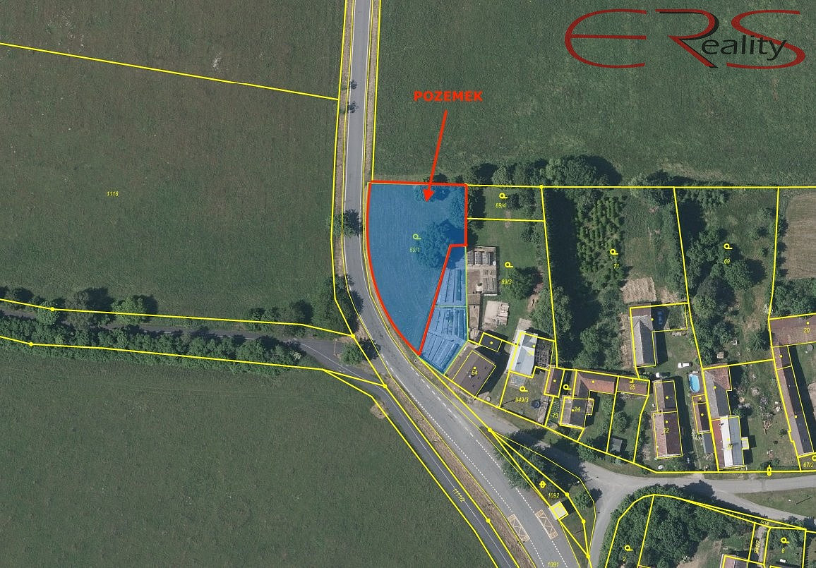 Prodej stavebního pozemku 1 666 m²