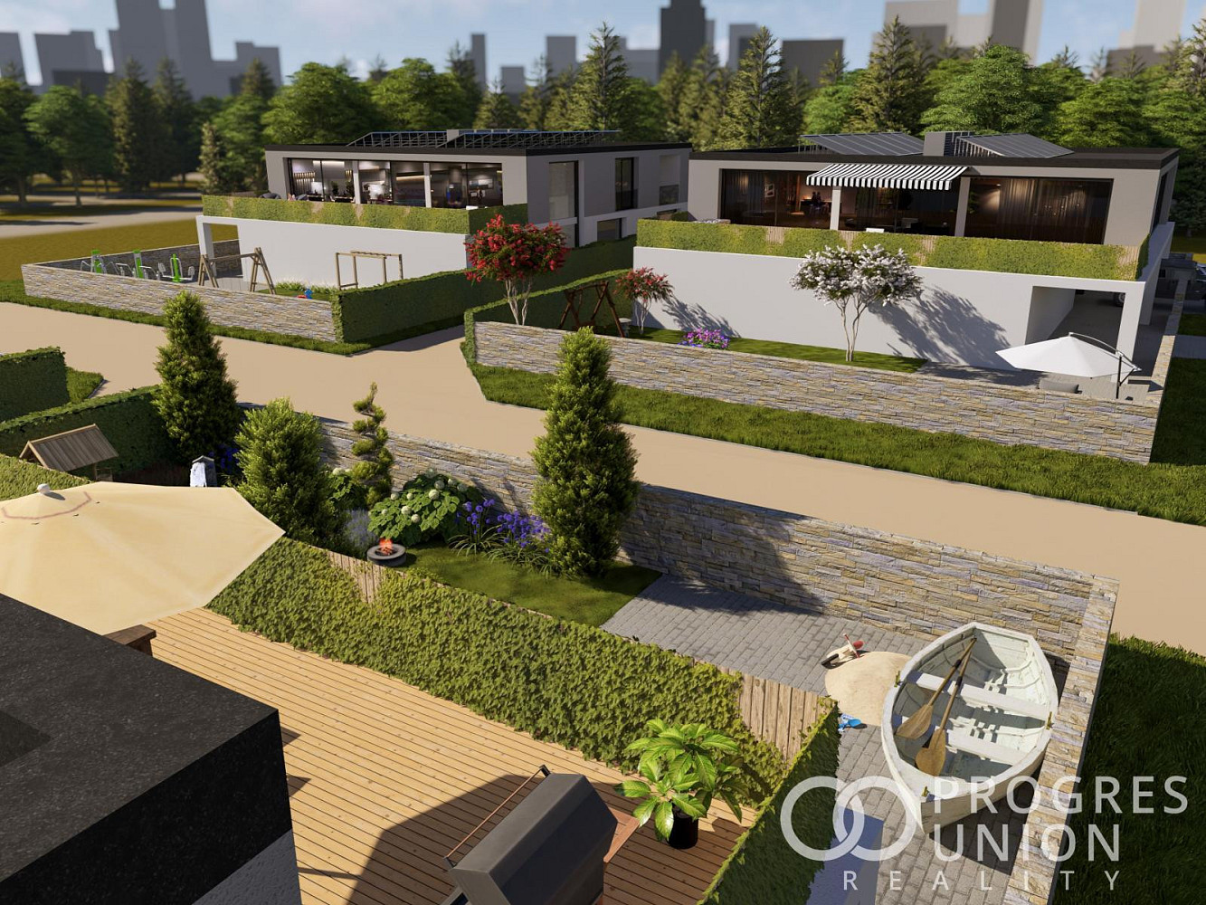 Prodej stavebního pozemku 3 958 m² – pohled 4