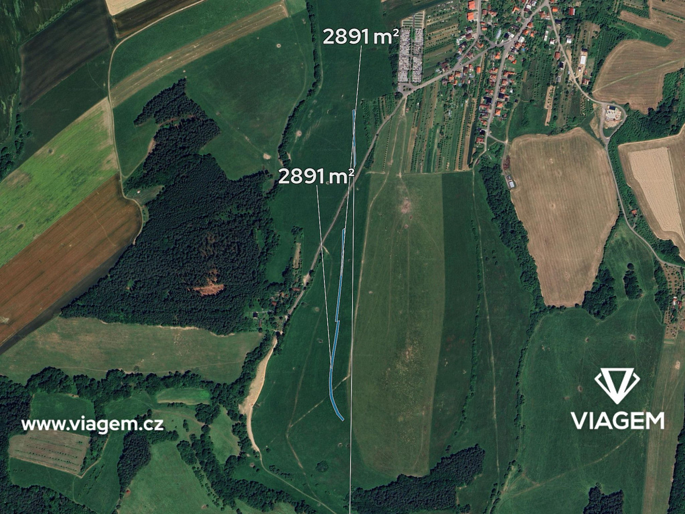 Prodej pole 600 m² – fotografie 2