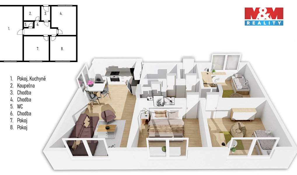 Prodej domu 118 m² s pozemkem 892 m², Libišany – náhled fotky 4
