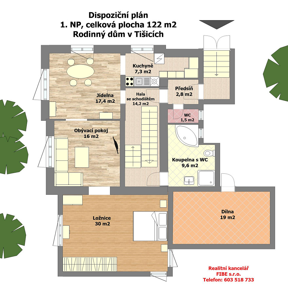 Prodej domu 153 m² s pozemkem 1 300 m² — photo 2