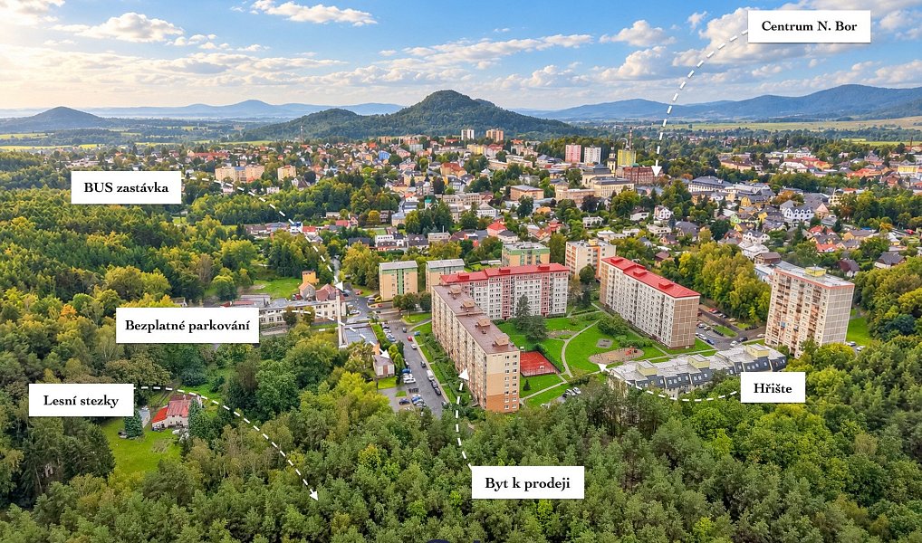 Prodej bytu 2+kk 43 m², Nový Bor – náhled fotky 2