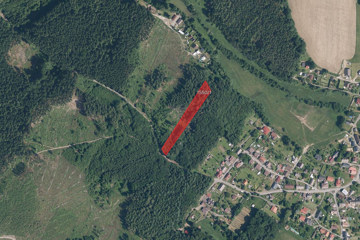 Prodej lesa 5 118 m²