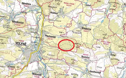 Prodej lesa 26 262 m², Přechovice, okres Strakonice