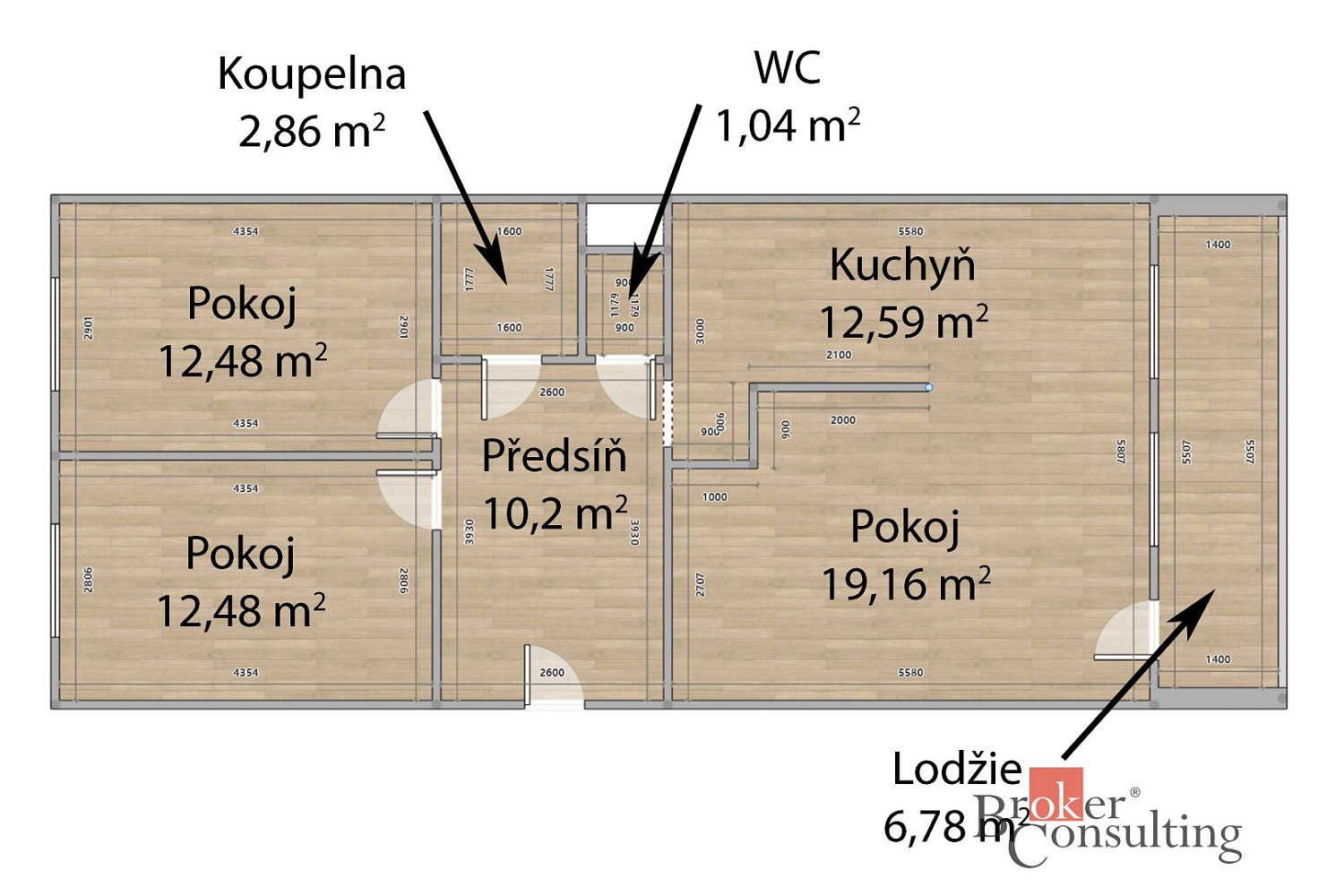 Prodej bytu 3+1 71 m² – fotografie 5