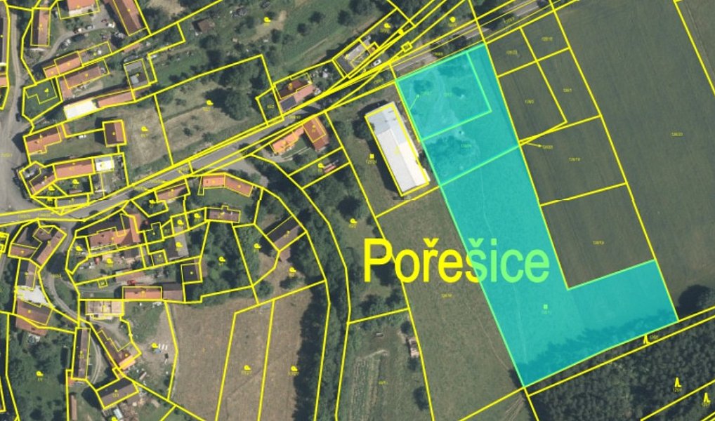 Prodej stavebního pozemku 9 213 m², Vysoký Chlumec – náhled fotky 6