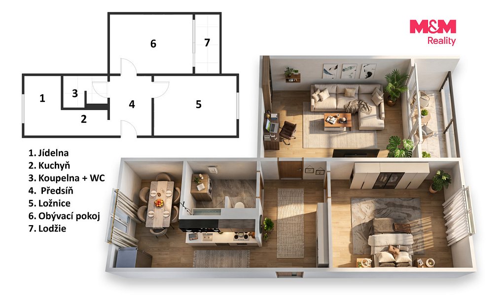 Prodej bytu 2+1 57 m², Rakovník – náhled fotky 17