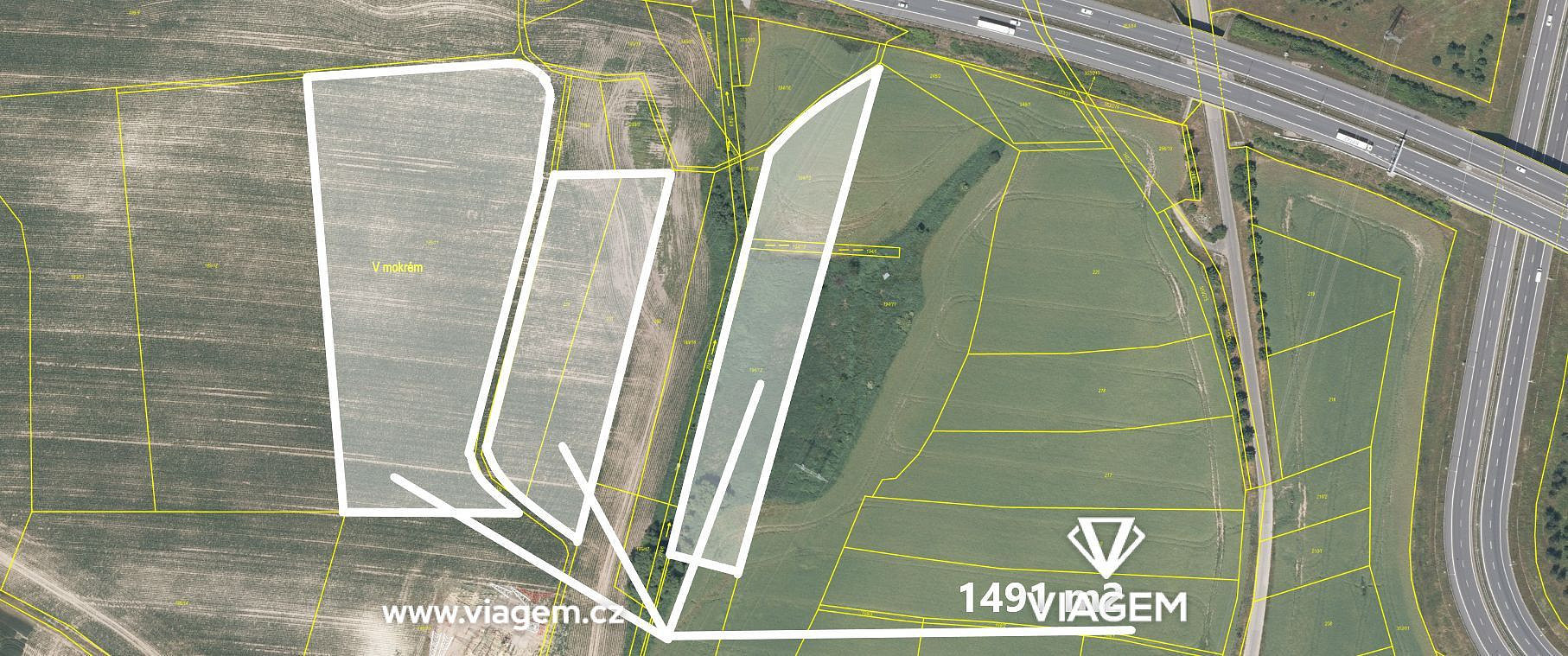 Prodej pole 1 491 m² – fotografie 3