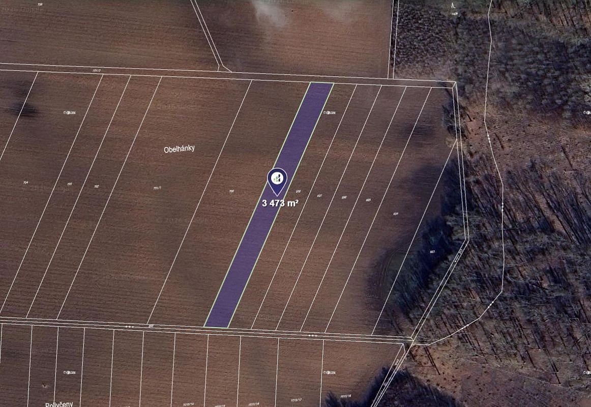Prodej pole 3 473 m², Kyselovice