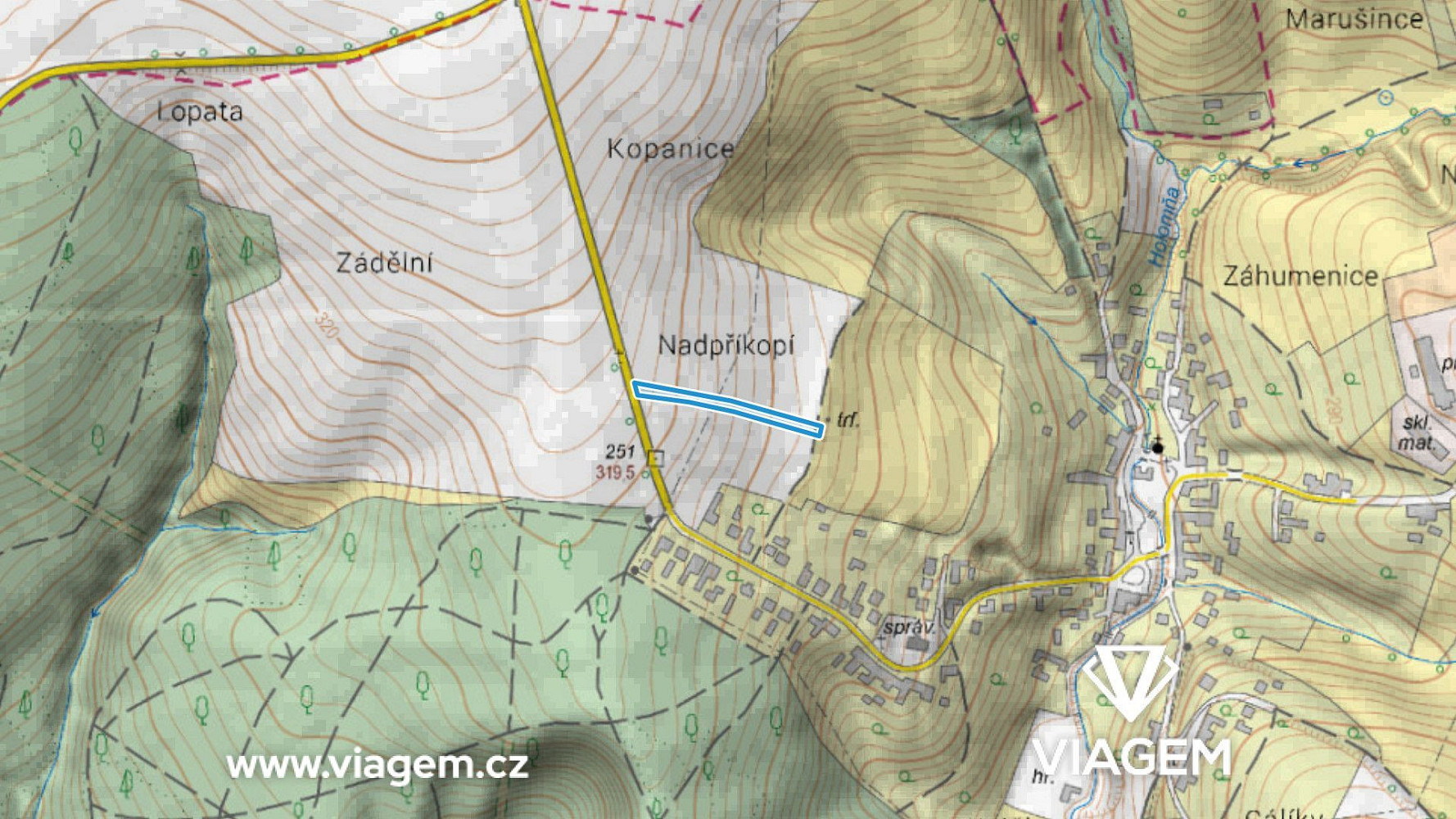 Prodej pole 1 286 m² – fotografie 3