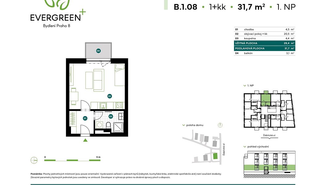 Prodej bytu 1+kk 32 m², Praha – náhled fotky 2