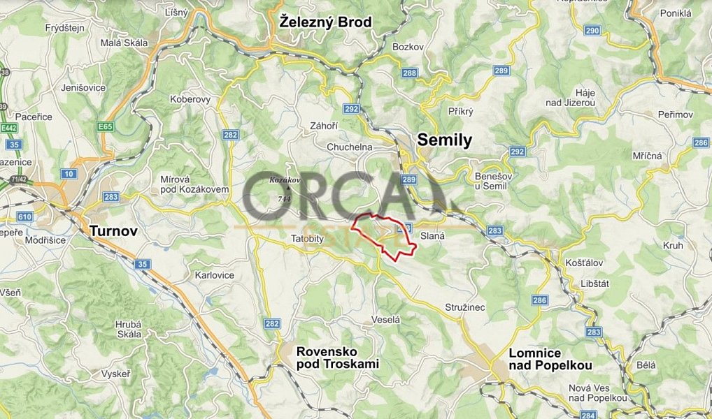 Prodej louky 16 164 m², Slaná – náhled fotky 3