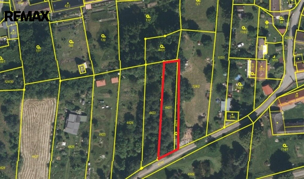 Prodej stavebního pozemku 654 m², Olešná – náhled fotky 4