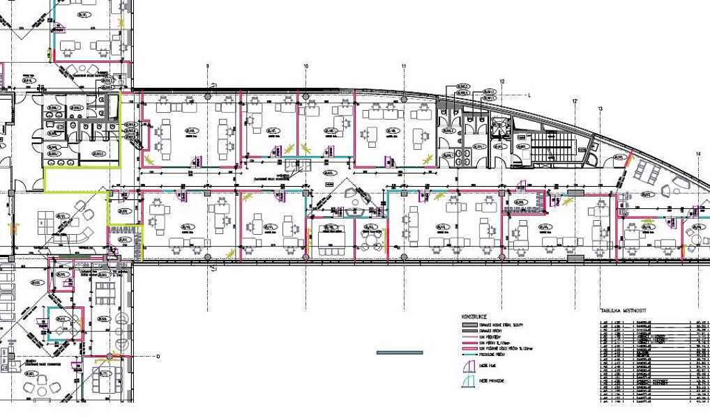 Pronájem kanceláře 523 m², Praha – náhled fotky 5