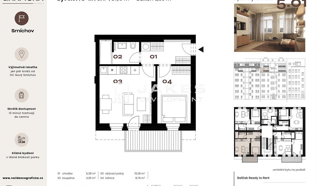Prodej bytu 2+kk 37 m², Praha – náhled fotky 14
