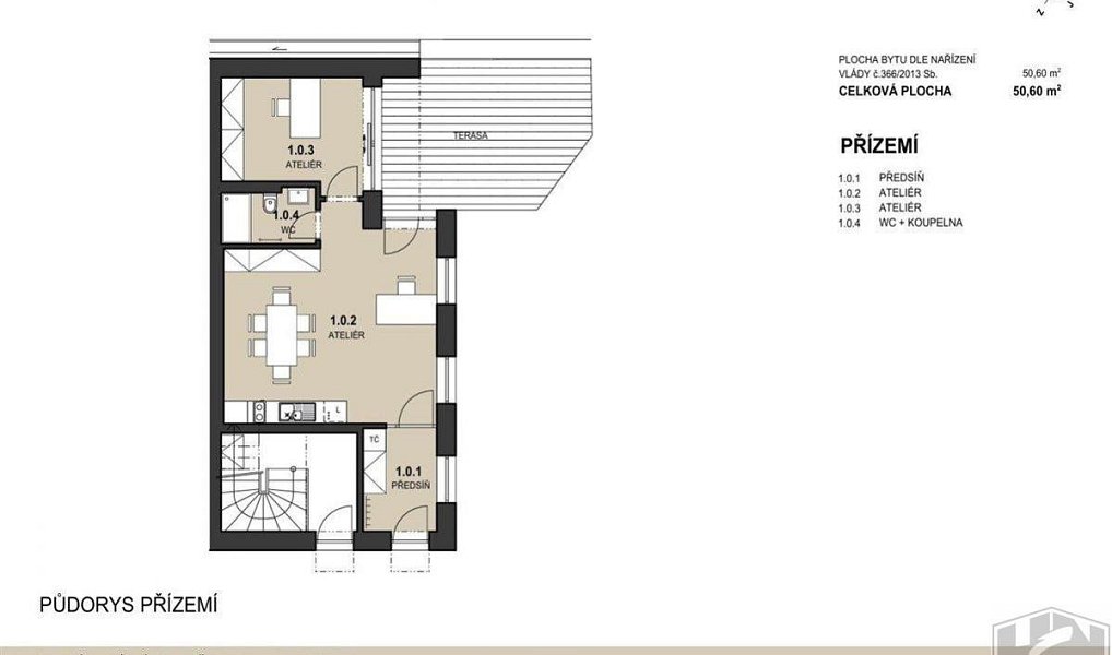 Prodej bytu 2+kk 50 m², Bedřichov – náhled fotky 4