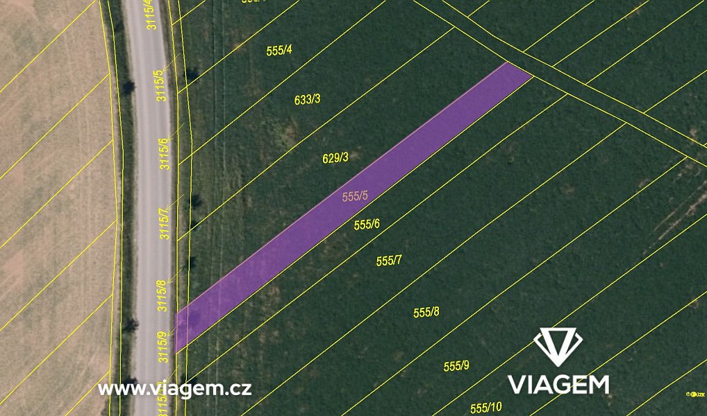 Prodej pole 437 m², Traplice – náhled fotky 4
