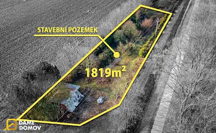 Prodej stavebního pozemku 1 819 m², Tlumačov, okres Zlín
