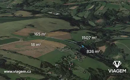 Prodej zahrady 1 258 m², Stružinec, okres Semily
