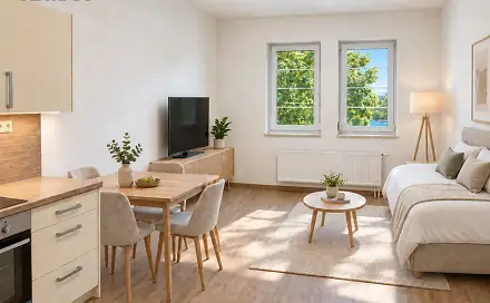 Pronájem bytu 1+kk 31 m², Oblá, Brno - Nový Lískovec