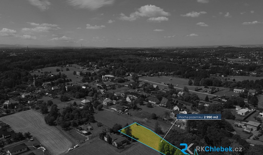 Prodej stavebního pozemku 2 990 m², Rychvald – náhled fotky 2